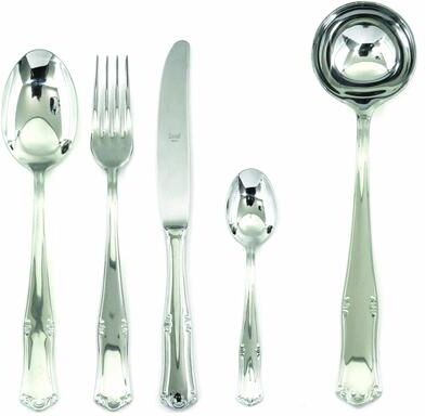 Mepra Bavaria Flatware Set - 49 Pieces - Stainless Steel