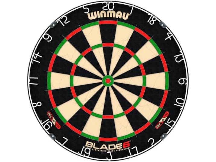 WINMAU Dartbord Blade 6 Professioneel Sisalvezel