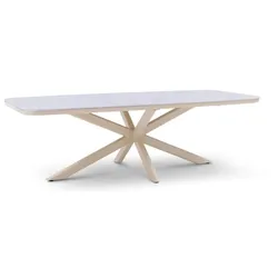 Gartentisch Fano 240 x 110 cm Sinterstein Cream