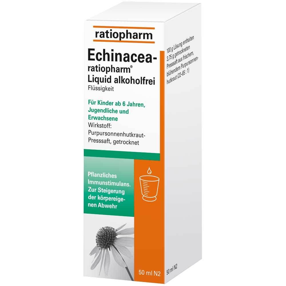 Echinacea-Ratiopharm Liquid alkoholfrei 50 ml Lösung zum Einnehmen