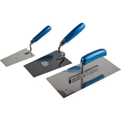 Kellen-Set 3-teilig rostfrei Berner140, Glätter Maurerk 180