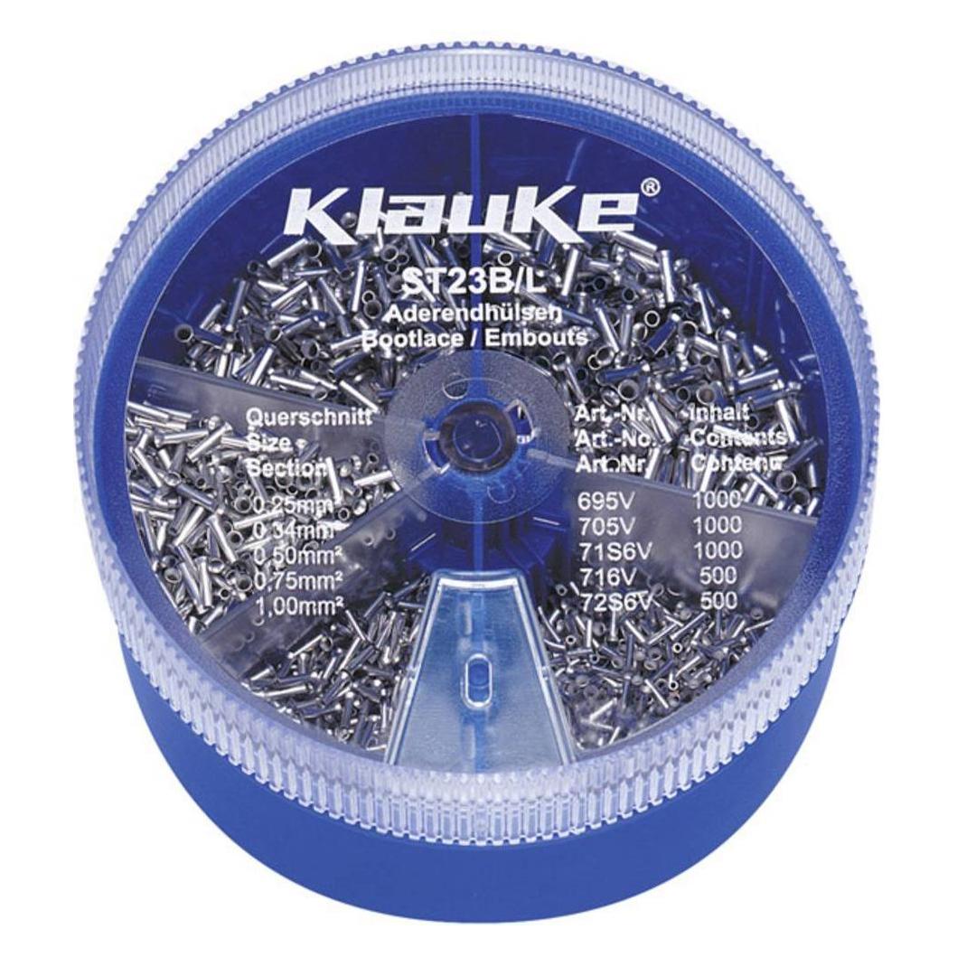 Klauke Aderendhülsen Sortiment 0.25 6 mm² (ST23B)