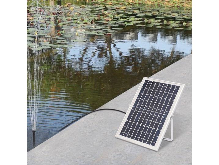 Fontaine à eau solaire, débit max. 264,17 gal/h Débit d'eau étanche IP68 pour bassins piscicoles, étangs