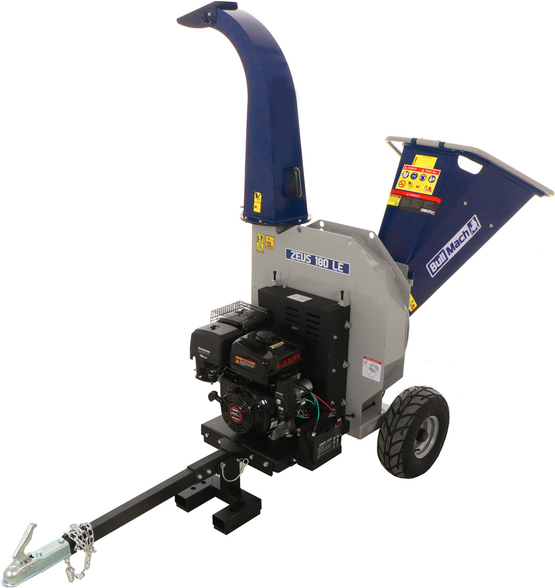 BullMach ZEUS 180 LE - Broyeur thermique remorquable - Loncin 420cm3 avec démarrage électrique