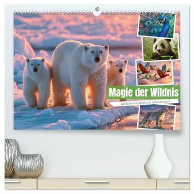 Magie der Wildnis (hochwertiger Premium Wandkalender 2026 DIN A2 quer), Kunstdruck in Hochglanz