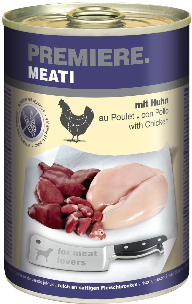 Premiere Meati Dog Lattina 400G POLLO