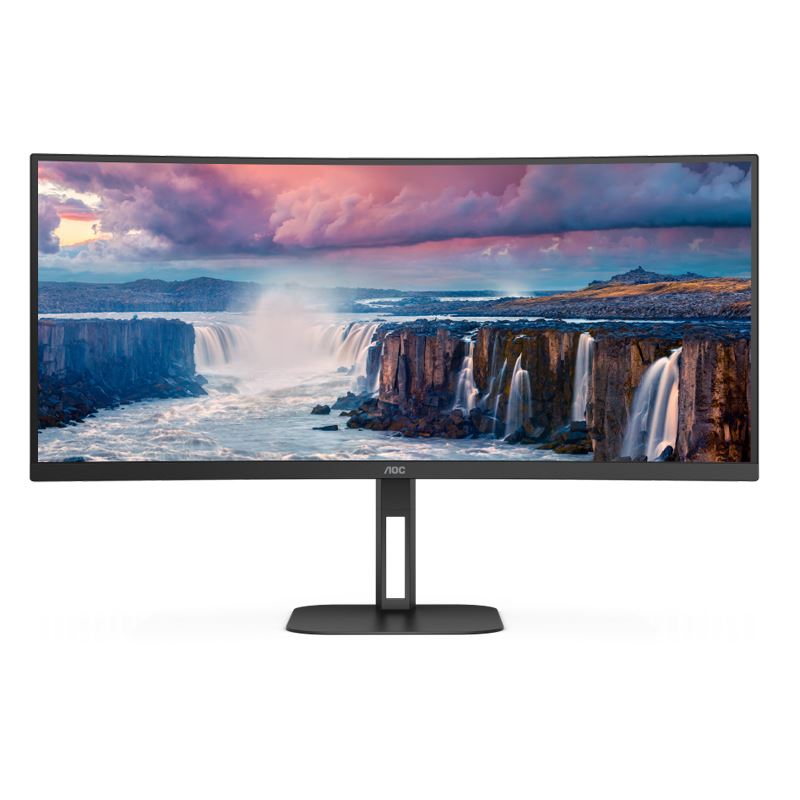 34" (86,36cm) AOC Curved CU34V5C schwarz 3440x1440 1xUSB-Typ-C / 1x DisplayPort 1.2 / 1x HDMI 2.0