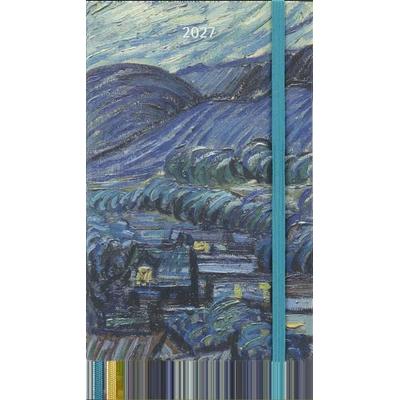 Moleskine Moma Van Gogh 12 Monate Wochen Notizkalender 2027, L/A5, 1 Wo = 1 Seite, Fester Einband