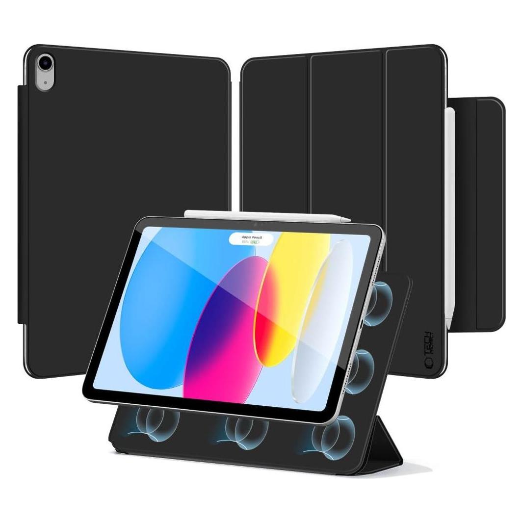 4Kom Tech-Protect Smartcase Magnetic für iPad 10,9" 2022 / iPad 11" 2025 - Schwarz (Apple iPad Pro 11 2025) (192931)