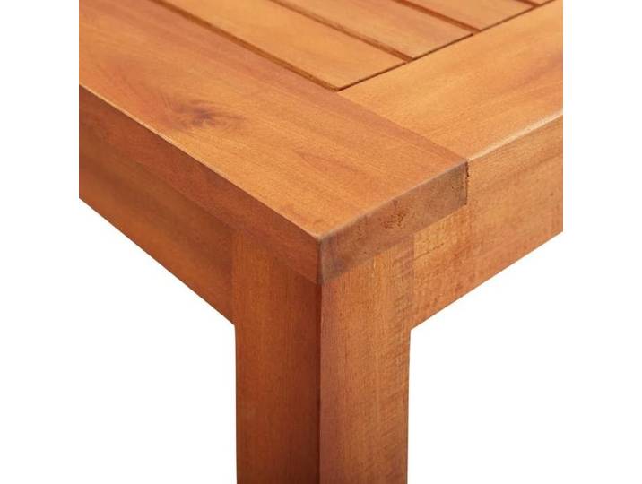 Table de jardin - SWEETY - Dessus stable - 88x88x74 cm - Bois d'acacia massif TT534