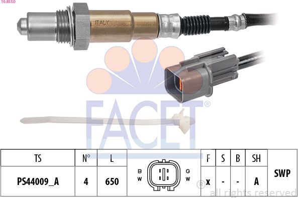 Facet Lambdasonde 108550 Für Kia