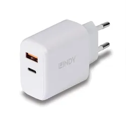 Lindy 73424 LINDY USB Ladegerät Typ A & C Charger 30W, weiß