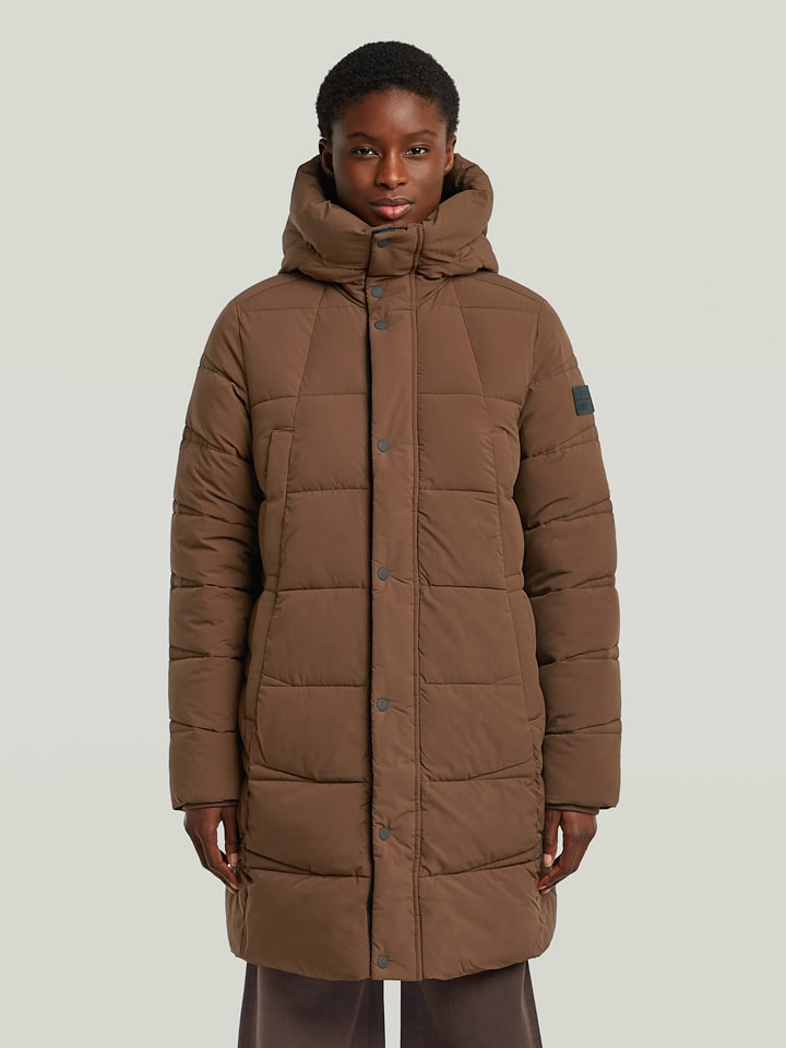 G-Star Wintermantel in Hellbraun - M