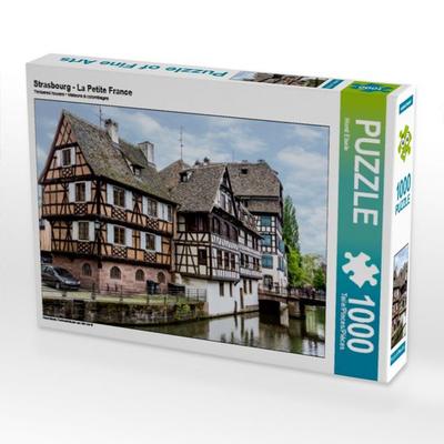 CALVENDO Puzzle Strasbourg - La Petite France | 1000 Teile Lege-Größe 64 × 48 cm Foto-Puzzle für glückliche Stunden