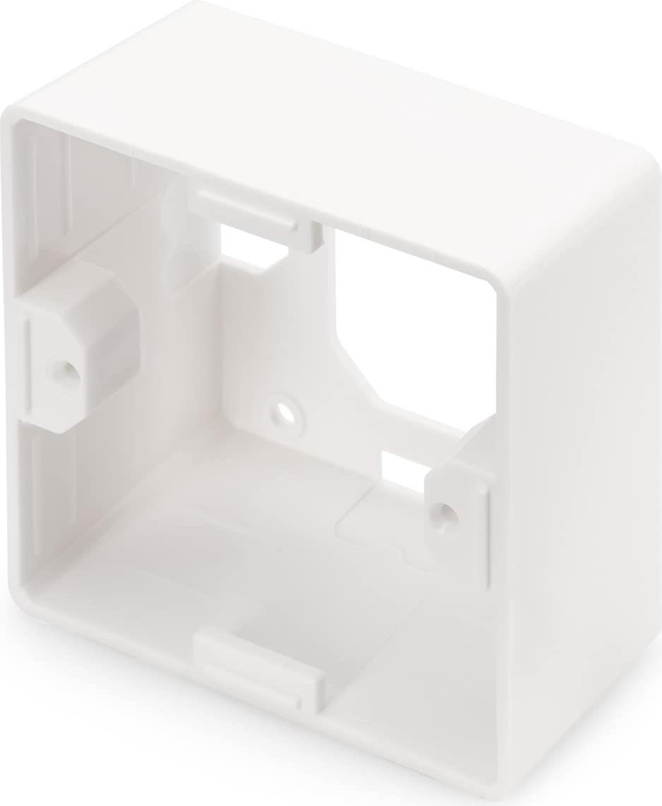 Selius Opbouwframe voor aftakdozen en netwerkdozen, wit, 80 x 80 mm