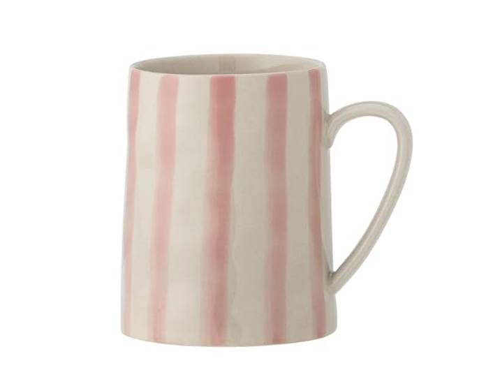 Bloomingville CREATIVE COLLECTION Begonia Gobelet en faïence Rose 9 x 11 cm 440 ml