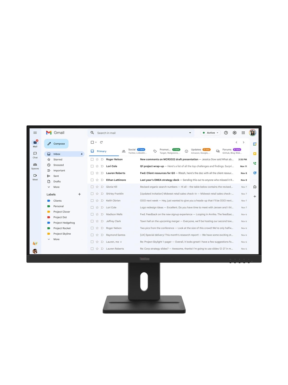 27" Lenovo ThinkVision E27-40 - 1920x1080 (FHD) - 1920x1080 (FHD) - IPS