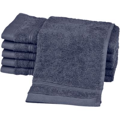 Gaestehandtuecher ROSS "Rubin", blau (denim), B:30cm L:50cm, Frottier, Baumwolle, Handtücher, 100% Baumwolle