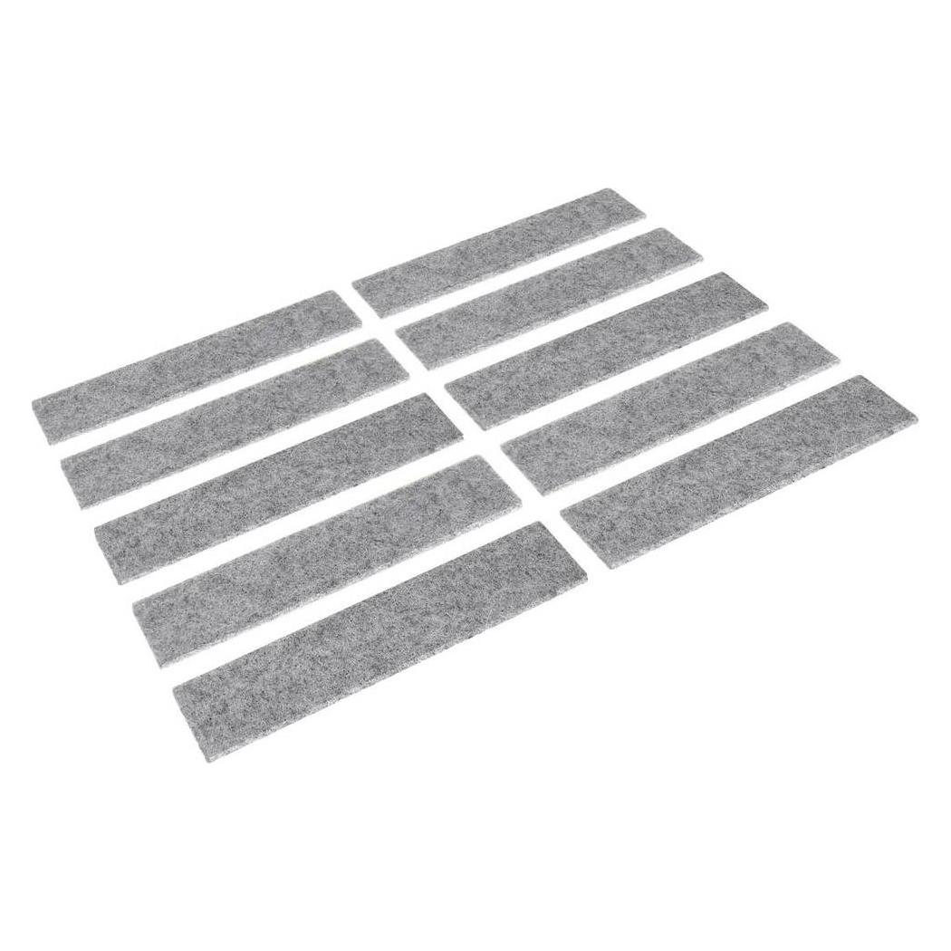 Bernstein BERN F 150253 - Universal-Schonbacken selbstklebend Filz 10 (FILZ-150X25X3)
