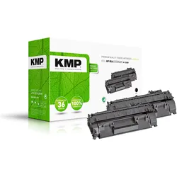 KMP, Toner, Toner Kombipack H T235D, Schwarz/Schwarz (BK)