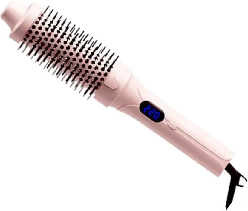 INF Fer à friser manuel avec contrôle de température et peigne lisseur Rose