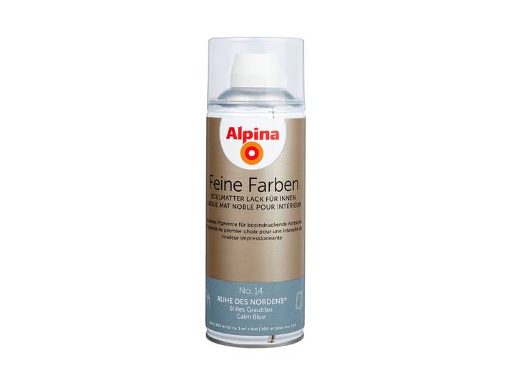 Alpina Sprühlack Feine Farben Ruhe des Nordens Blau 0.4 l Edelmatt