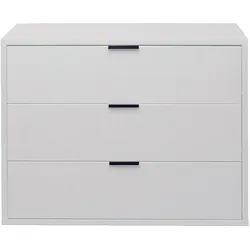 KOMMODE Erna 81x45x67 Kreidegrau matt Lack