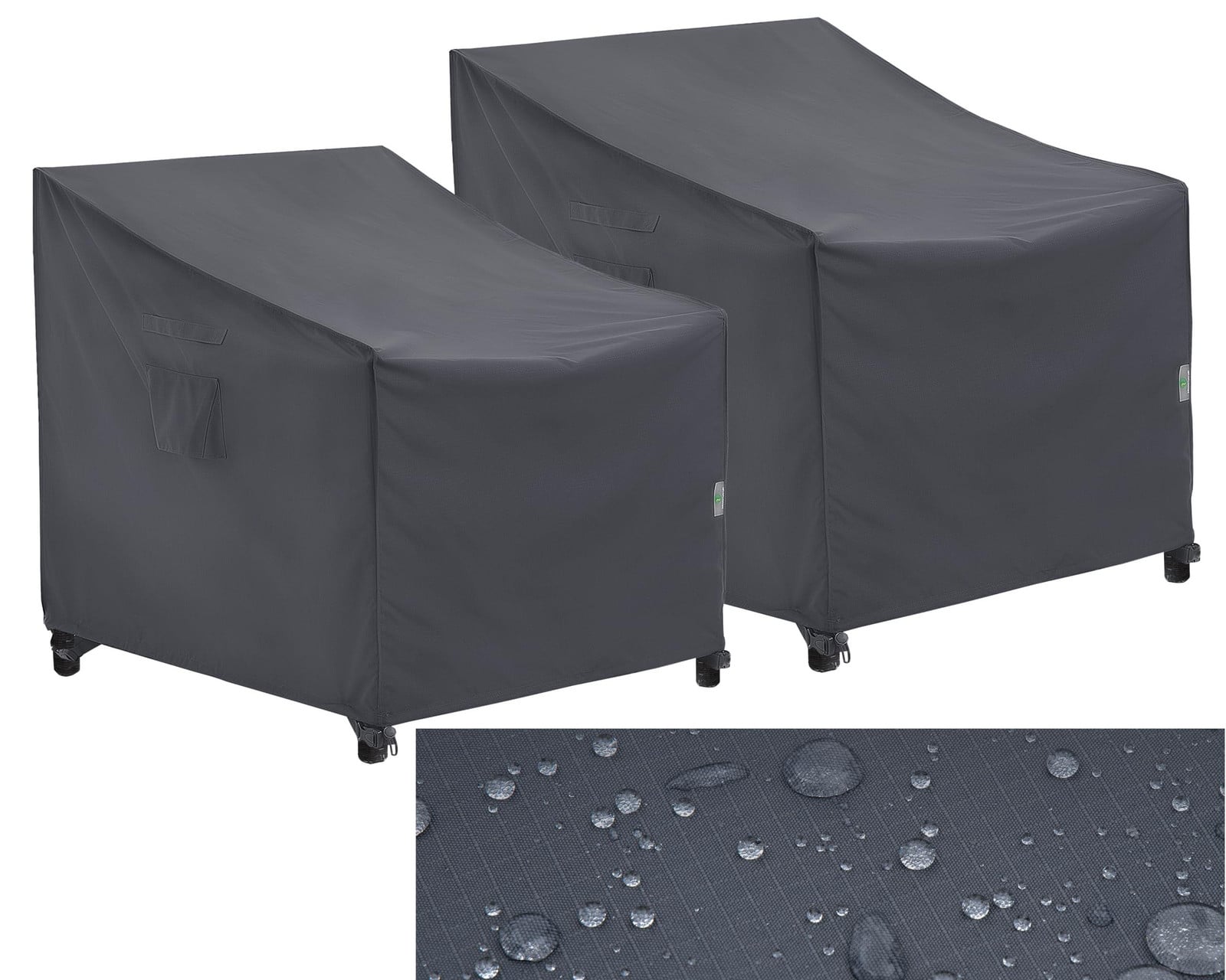 Omgoods Set van 2 Waterdichte Tuinstoelhoezen