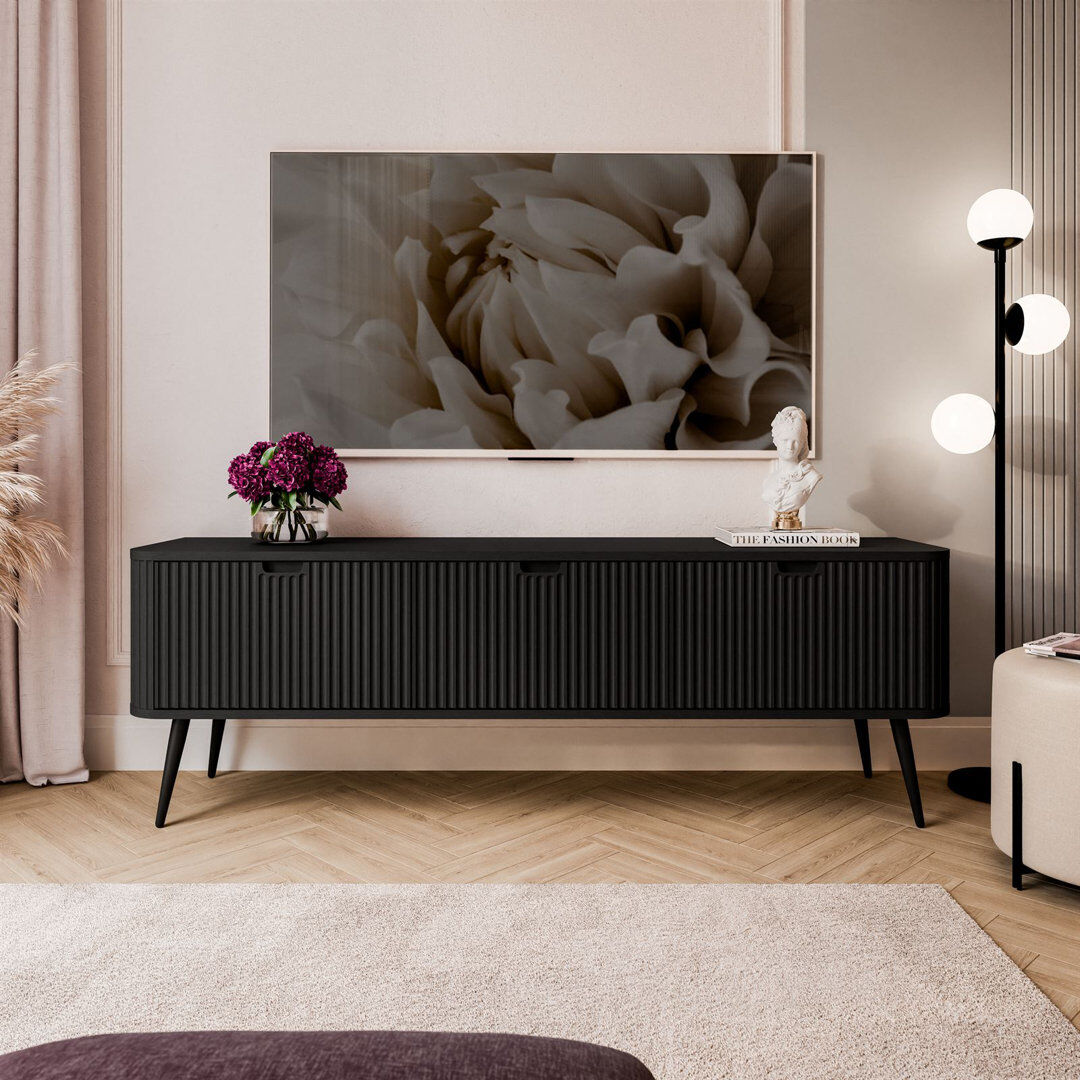 George Oliver Morty TV Stand Black