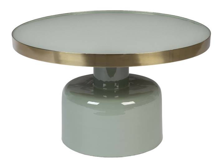 Zuiver Ronde Salontafel Glam 60cm - Groen