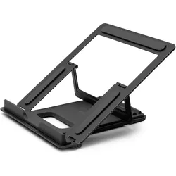 Lindy Square Laptop Riser (20917), Notebook Ständer, Schwarz, Silber