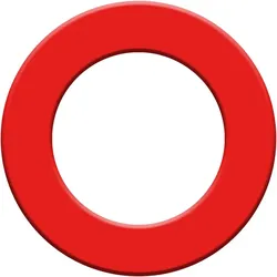 Bullet PU Dartscheiben Surround red