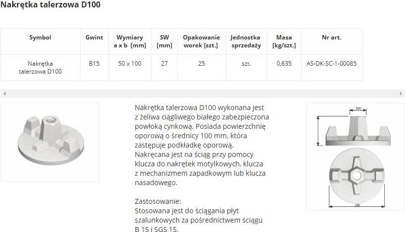 D100 Schijfmoer Sl S00085