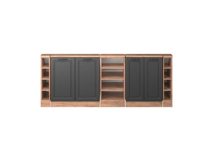 Ensembles de meuble de rangement sous pente Rion Lot de 5 Anthracite campagne Vicco 56040