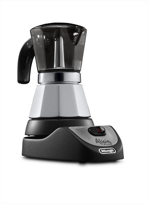 DeLonghi Emkm4.b Alicia Plus Moka Elettrica-silver