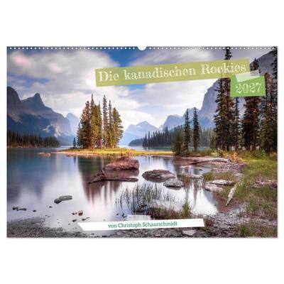 Die kanadischen Rockies (Wandkalender 2027 DIN A2 quer), CALVENDO Monatskalender