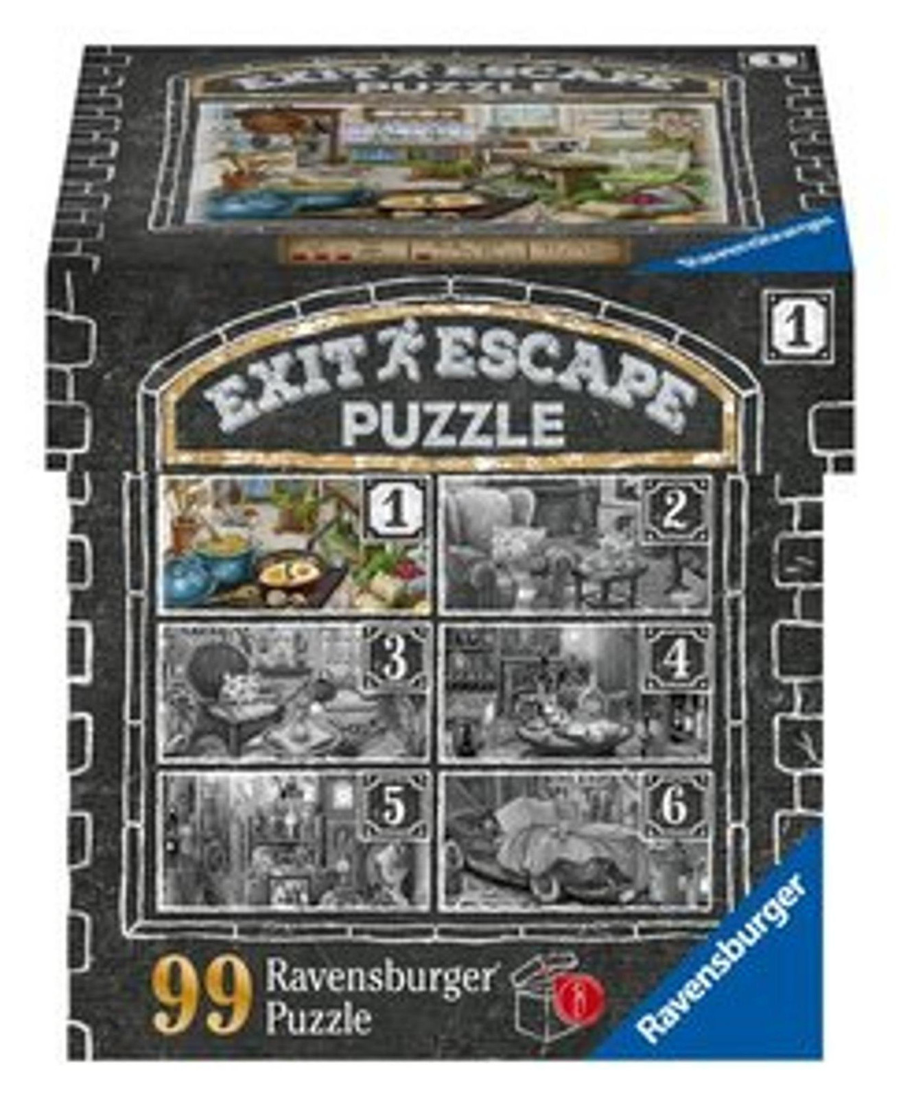 Ravensburger EXIT Puzzle In het landhuis – Keuken (99 onderdelen)