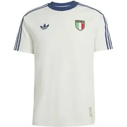 ADIDAS Herren Fanshirt Italien Originals T-Shirt, Größe XL in Grau Grau