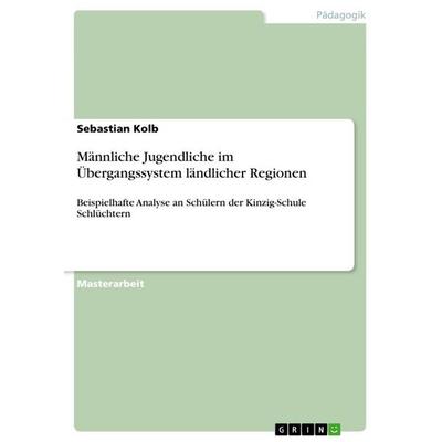 Männliche Jugendliche im Übergangssystem ländlicher Regionen, Taschenbuch von Sebastian Kolb, GRIN, 978-3-656-61764-8