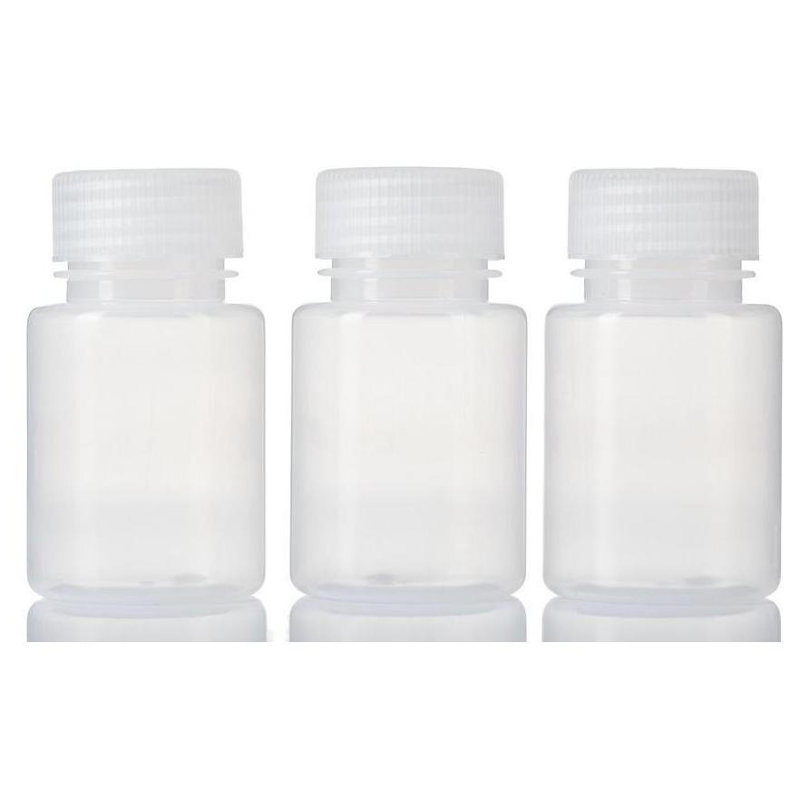 RS PRO HDPE Laborflasche 100ml, Ø 51mm Vorratsflasche Weithalsig 51 x 89mm (2519366)