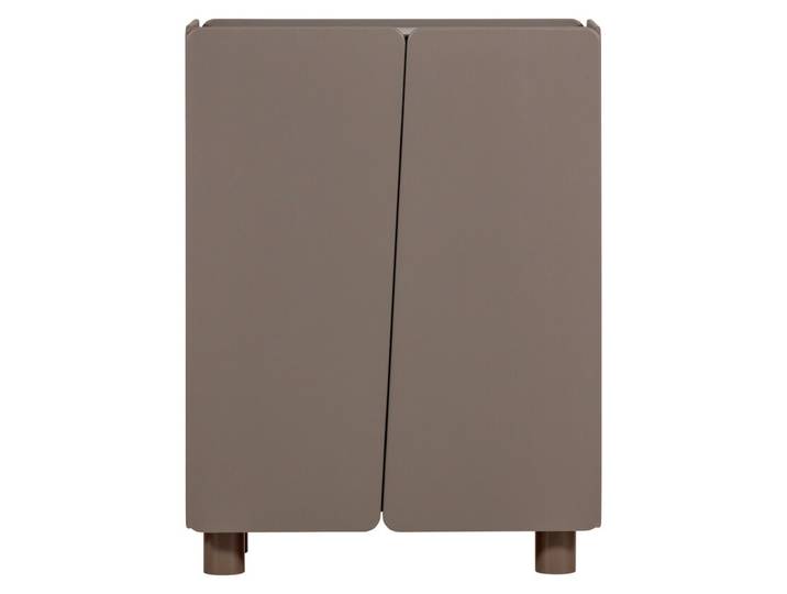 Highboard ROOT Kiefer massiv 135 x 100 x 45 cm Trüffelbraun