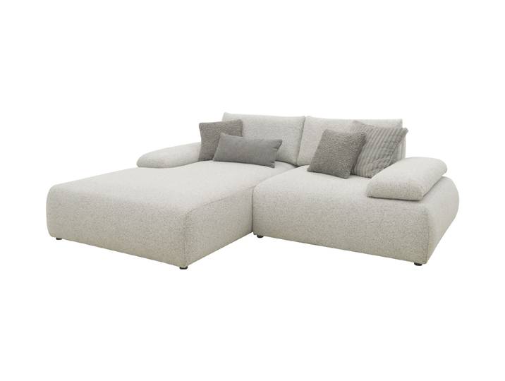 Domo Ecksofa »Bela« - 244x188x80cm - schwarz -