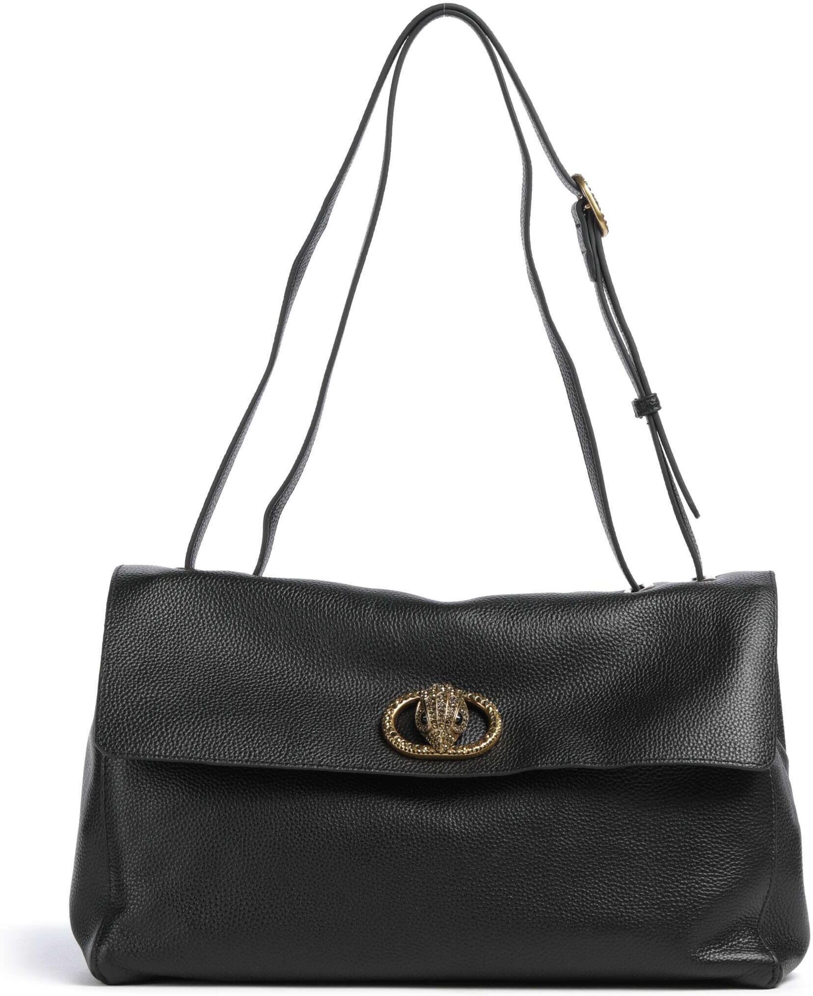 Kurt Geiger Chelsea Large Beuteltasche aus Leder, schwarz