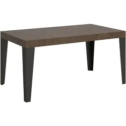 Itamoby Ausziehtisch 160/244x80 cm Flammennuss Beine anthrazit