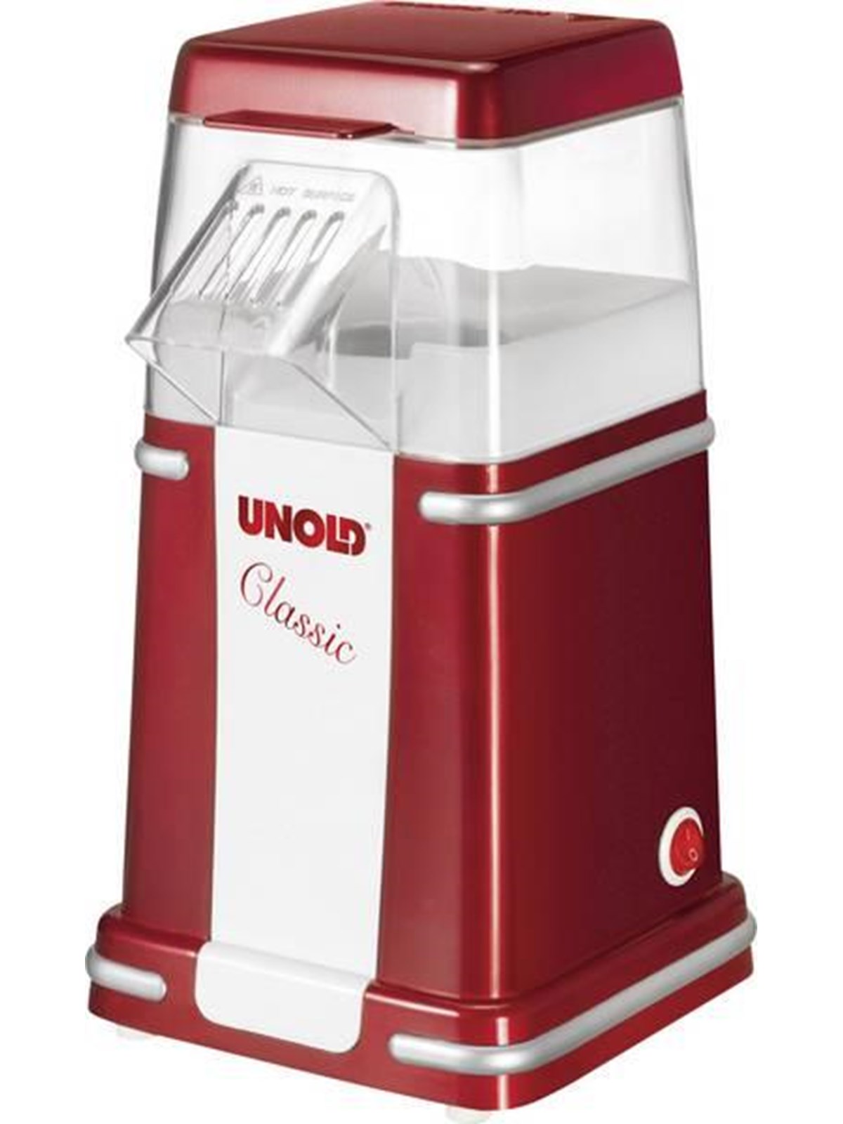 Unold Classic Popcorn maker Red White