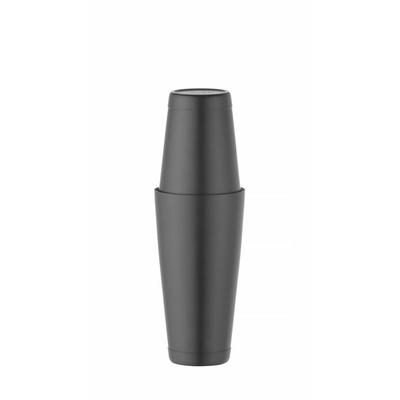 24x Tin-on-Tin Boston Shaker,BarUp,0,8L,Schwarz,⌀90mm