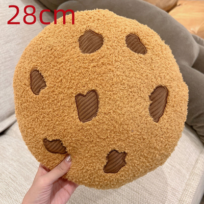 The Handy Homestead Plush Cartoon Cookie Cushion For Kids & Room Decor 28cm