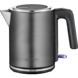 Severin 9342 Wasserkocher schnurlos Schwarz, Stahl Fassungsvermögen: 1 l