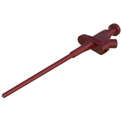 Hirschmann Test & Measurement KLEPS 30 rt Fein-Abgreifklemme Steckanschluss 4 mm Ohne Messkategorie Rot