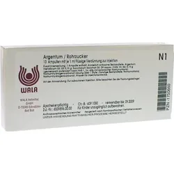 ARGENTUM/ROHRZUCKER Ampullen 10X1 ml